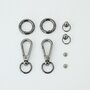 LINK LINK Tools Ring &amp; Swivels Black Silver 