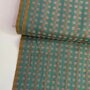 COUPON 110 CM Fableism - Basket Weave Teal -  KATOEN 