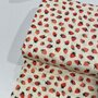 Cloud9 - Floral Frenzy - STRAWBERRIES - COTTON biokatoen