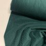 COUPON 145 CM C. Pauli - Dark Green Nicky Rib velours GOTS