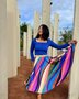 COUPON 70CM My Dress Made - Rainbow - Viscose twill OEKO-TEX® STeP & FSC