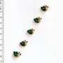 Green Birds knopen - 15mm - handmade