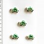 Smiling Turtle knopen - 23mm - handmade