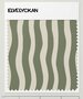 Elvelyckan  - Wavy Stripe Green FRENCH TERRY 