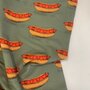 COUPON 130CM Elvelyckan  - Hot Dog Green FRENCH TERRY 