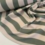 Elvelyckan  - Wavy Stripe Green FRENCH TERRY 