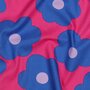 NERIDA HANSEN X VERHEES - Fine Poplin - Big Flower BRIGHT PINK