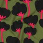 NERIDA HANSEN X VERHEES - Lenzing Ecovero - Poppies MOSS GREEN