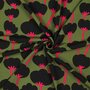 NERIDA HANSEN X VERHEES - Lenzing Ecovero - Poppies MOSS GREEN