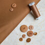 Atelier Brunette Water-Repellent Gabardine Pecan Pie