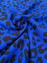 My Dress Made - Leopard Blue - Viscose OEKO-TEX® STeP & FSC