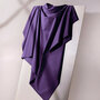 COUPON 90 CM  Atelier Brunette GABARDINE LIGHT Majestic Purple 