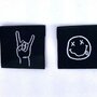 L'Etiquette Home Couture - Rock Smiley - woven labels