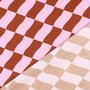 Verhees - Pink/Brown Check - SOFT SWEAT