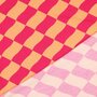 Verhees - Peach/Pink Check - SOFT SWEAT