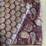 Purple Paisley - Indiase Blokprint Katoen