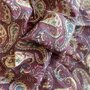 Purple Paisley - Indiase Blokprint Katoen