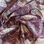 Purple Paisley - Indiase Blokprint Katoen