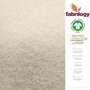 COUPON 110 CM Fabrilogy - Ecru Katoen Fleece GOTS