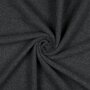 Verhees - Anthracite Melange Katoen Fleece GOTS