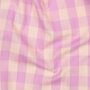 Verhees - Yarn Dyed CHECK Lilac / Light Orange - POPLIN KATOEN