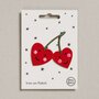 Petra Boase - Iron on Patch - Cherries