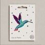 Petra Boase - Iron on Patch - Hummingbird