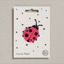 Petra Boase - Iron on Patch - Ladybird