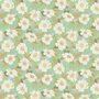 Paintbrush Studio - Botania Peony Mint - ORGANIC COTTON GAUZE