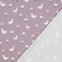 Verhees - Ducks & Flowers Mauve - Jersey (GOTS)