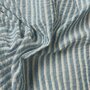 Cousette - Shiny Striped Celeste KATOEN Oeko-Tex