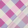 NERIDA HANSEN X Verhees - Large Gingham Purple KATOENSATIJN 