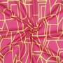 NERIDA HANSEN X Verhees - Town Fuchsia/Yellow COTTON VOILE